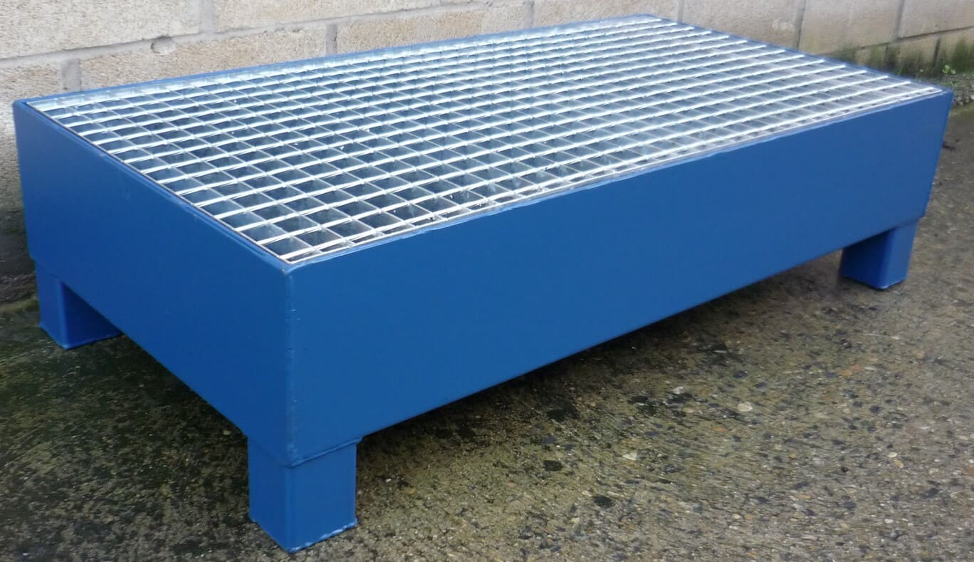 Contenedor 1150x600x200 con Rejilla (2 Bidones 200 Litros)