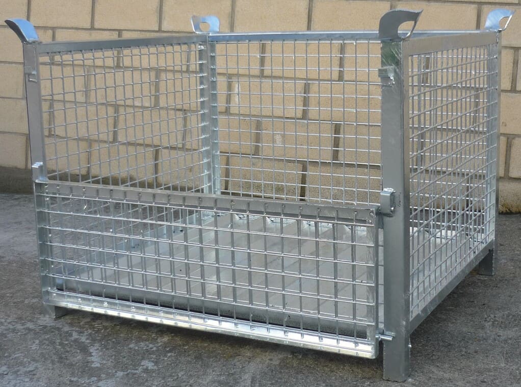 Contenedor con Lateral Abatible y Galvanizado