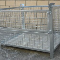 Contenedor con Lateral Abatible y Galvanizado