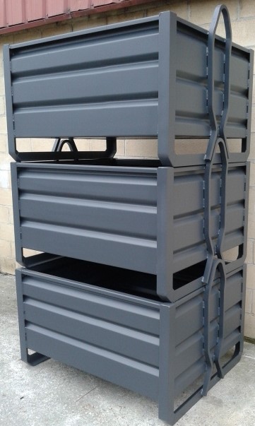 Contenedor Lira Chapa 3 mm. Apilado