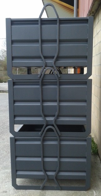 Contenedor Lira Chapa 3 mm. Apilado