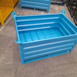 Contenedor con Patines Antivuelco