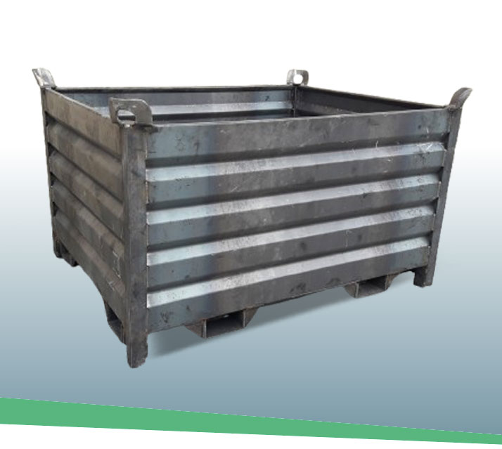 Contenedores de forja con entrada de uñas