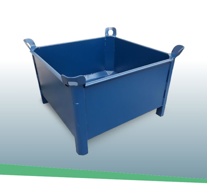 Contenedor liso biselado interior