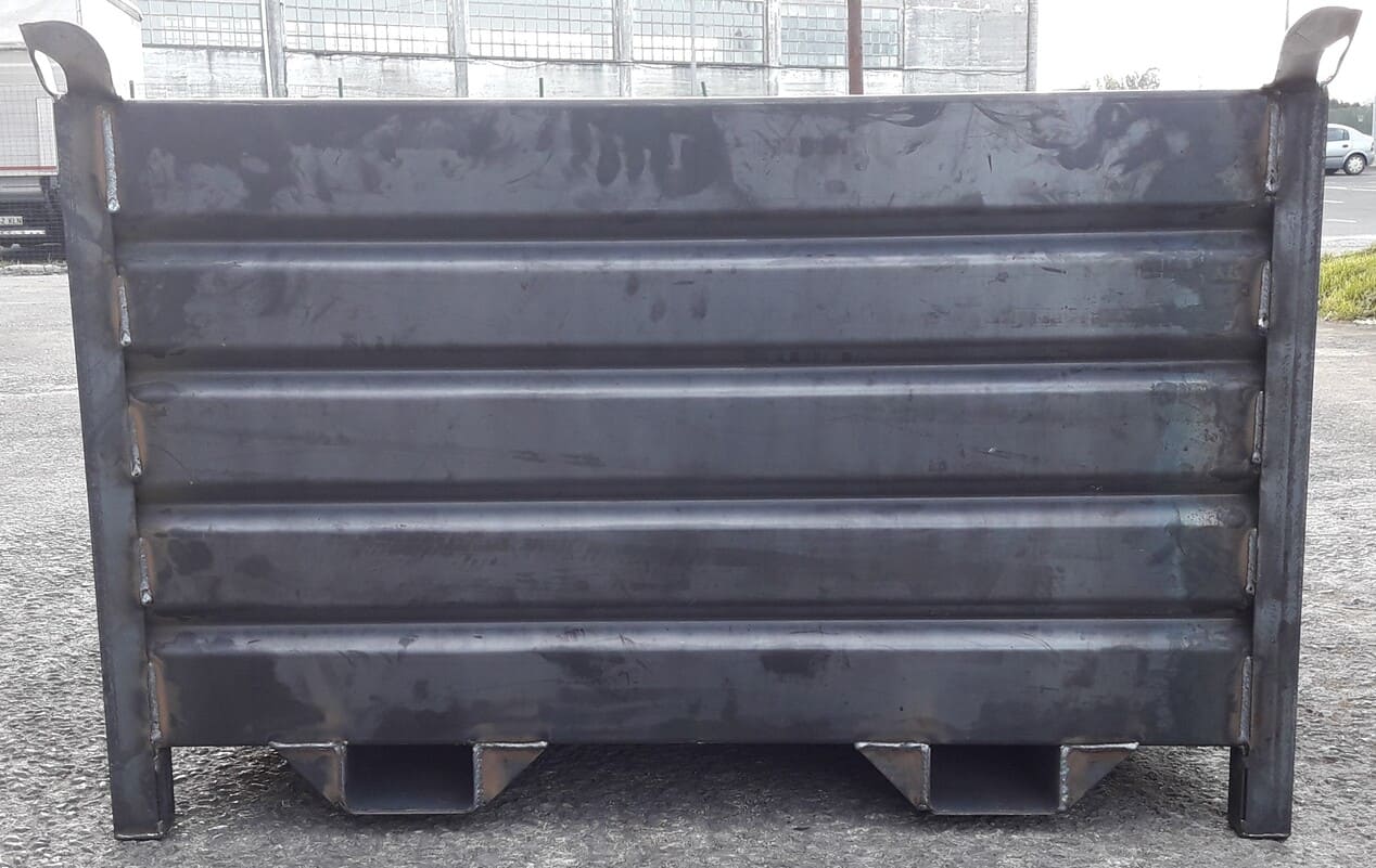 Contenedor con Entrada de Uñas 2 Lados