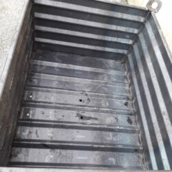 Contenedor con Entrada de Uñas 4 Lados