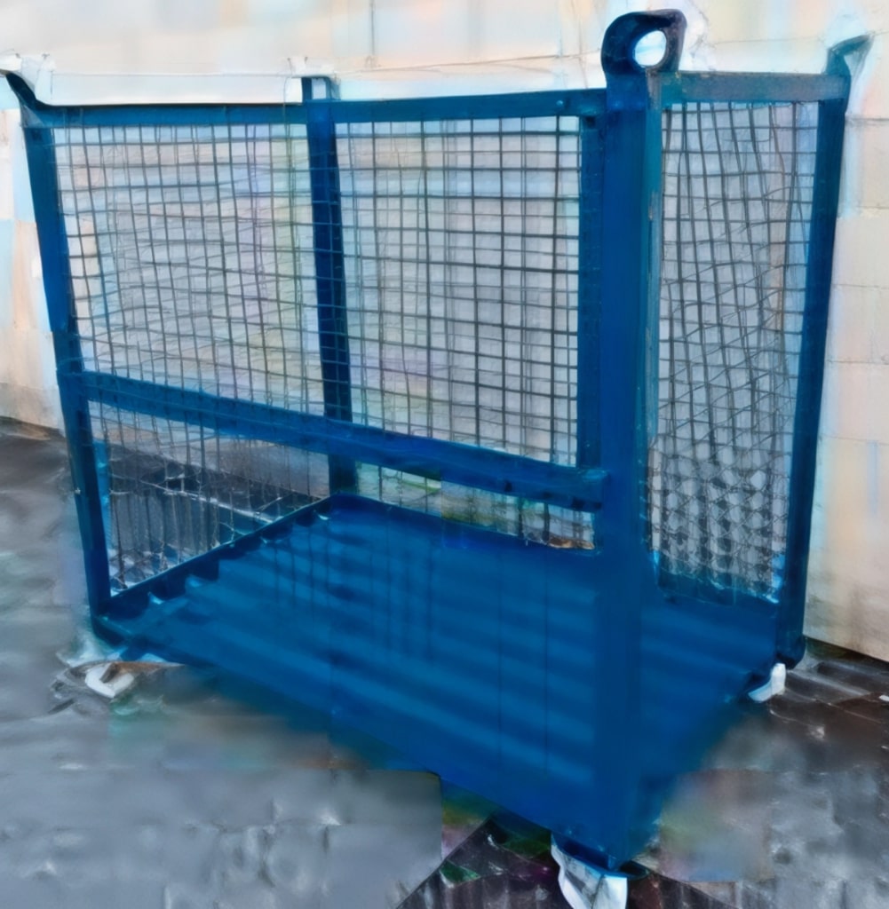 Contenedor de Malla con Ruedas