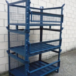 Contenedor Patín Lado Estrecho Apilado