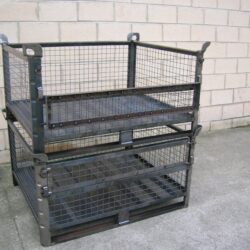 Contenedor con Patín Lado Largo