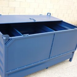 Contenedor con Tapa y Separador Central