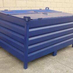 Contenedor con Tapa y Bisagras